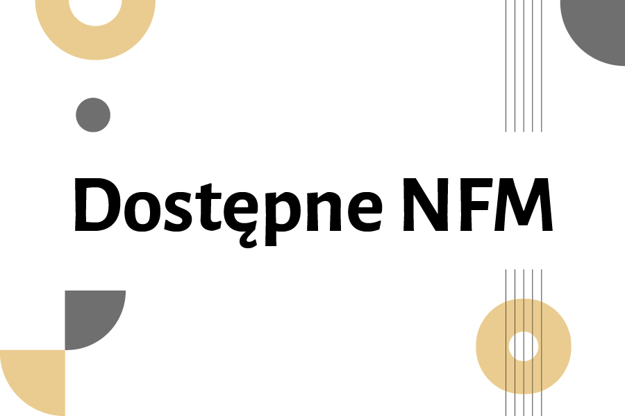 Grafika dotycząca zakladki Dostępne NFM.