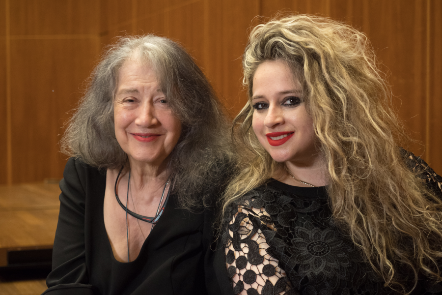 Martha Argerich & Theodosia  Ntokou / fot. Adriano Heitman